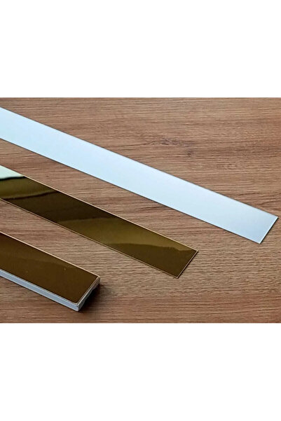 EKE HOUSE Salon -Oturma Odası - Hol- Duvar Çıta Tasarımı (SİLVER-GOLD) Çıta Hazır Kesim Set Modül)