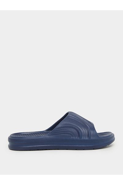 Styli Abstract Textured Open Toe Slip-On Slides