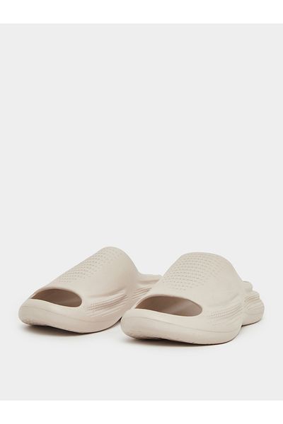 Styli Perforated Open Toe Slip-On Slides