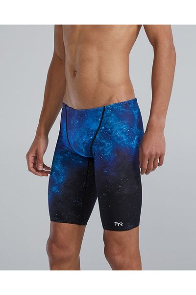 TYR Durafast Elite. ®   Boys' Swimsuit - Starborne (Blue)