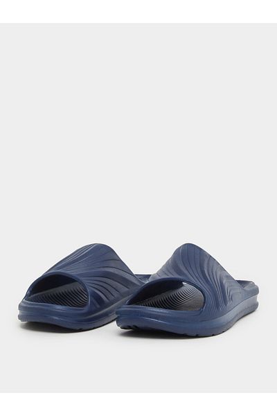 Styli Abstract Textured Open Toe Slip-On Slides