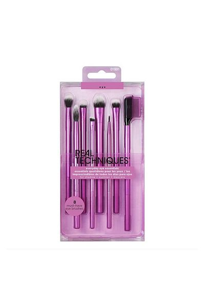 Real Techniques Σετ πινέλων σκιάς ματιών Real Techniques Everyday Eye Essentials 8 Co
