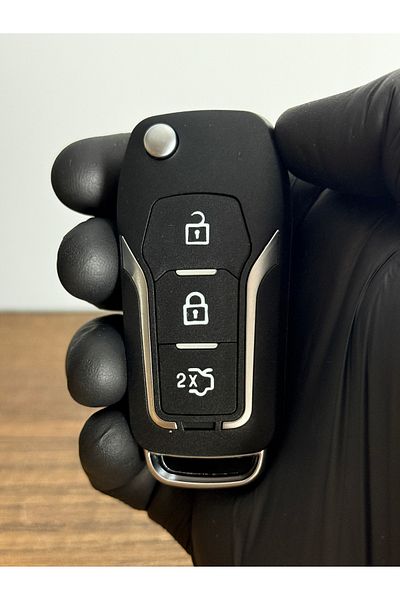 Luxe Aksesuarr Ford Transit Fiesta Focus Mondeo Custom Sustalı Converter-Conversion 3 Button Key Control Cup