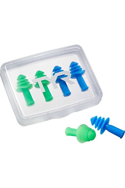 TYR سدادات أذن إرجو فليكس - 4 قطع، معدات سباحة، أزرق/أخضر، جميع الأنواع