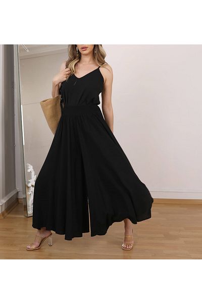 Lavanta Tekstil Elastic Waist Trousers Skirt