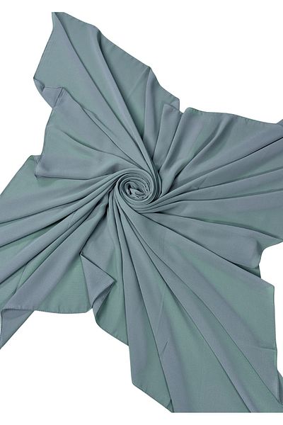 mim eşarp Eșarfă Enba Oversize șifon de culoare uni – 140x140 cm