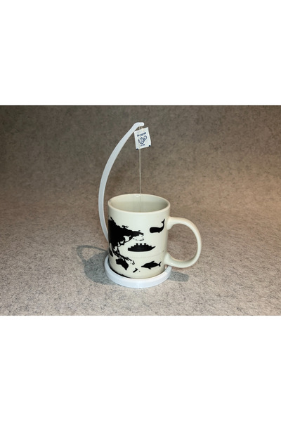 Mutu Store حامل أكواب أكياس الشاي مع خطاف