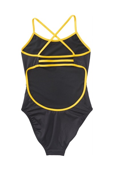 TYR Durafast Elite ® Costum de baie pentru fete TF - Hexa (negru/portocaliu)