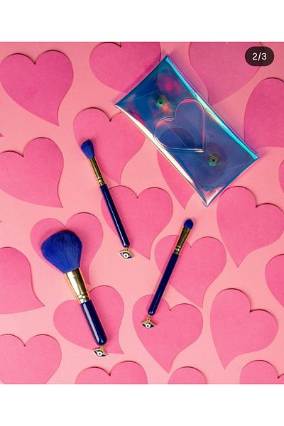 Naturalove 3-Piece Makeup Brush Set