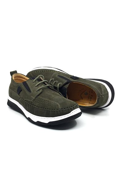 Luis Figo 100% δερμάτινο Nubuck Ανδρικά καλοκαιρινά ορθοπεδικά άνετα παπούτσια Rok με κορδόνια Νέα σεζόν 40-44