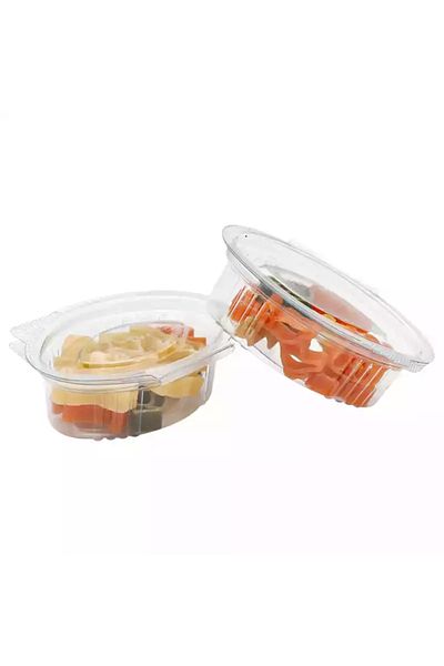 Cyberderm Plastic Leakproof Sauce Container with Lid 20 Cc (100 Pieces) – Disposable, Food Compatible Transparent Sauce Container