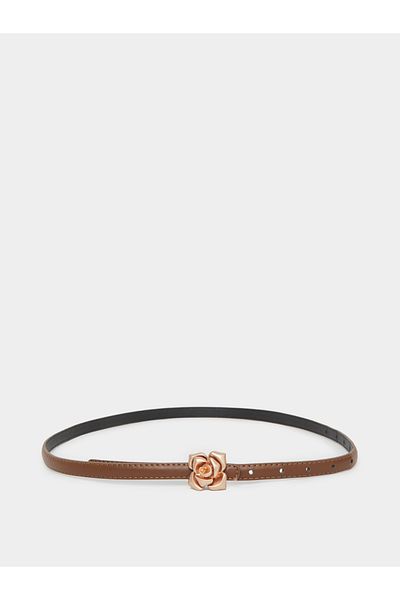 Styli Floral Metal Buckle Belt