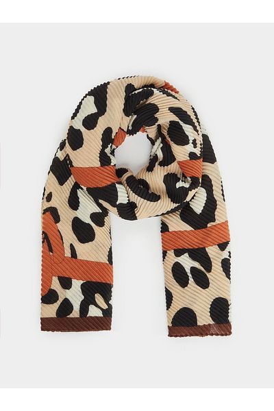 Styli Animal Printed Scarf