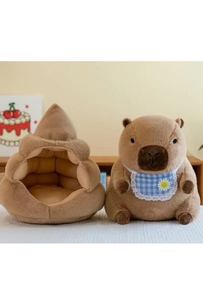 victiny Plush Toy Capybara with Nest Victiny® Brown 30 cm