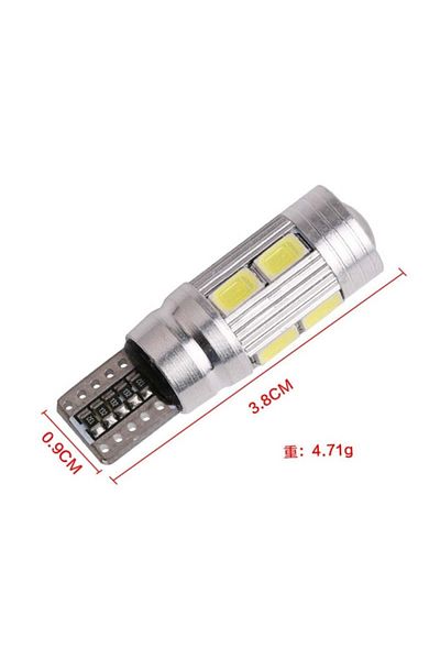 TECHSTAR Led Auto Techstar® T10 bulb, w5w, Cool White, 6000K, 12V, 50 lm