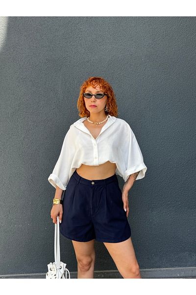 Bak'ap Premium Zippered Linen Shorts