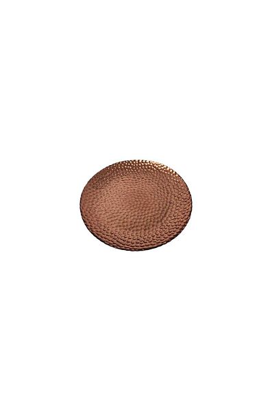 Generic Luxury glass serving plate, 100% Turkish made, honey color, diameter: 32 cm - to decorate your table with a touch of elegance