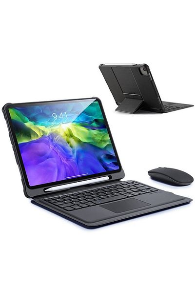 ETC Dux Ducis iPad 11 Pro 10.9 Wireless Bluetooth Keyboard Touchpad Case 2021-2020-2018 - Myg1200-7370