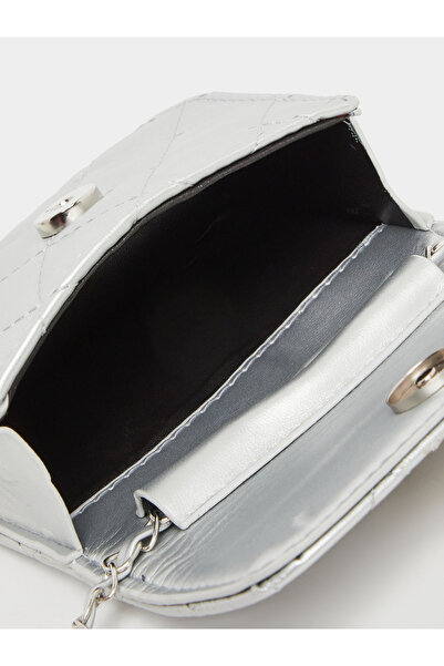 Styli Embellished Crossbody Bag with Chain Strap