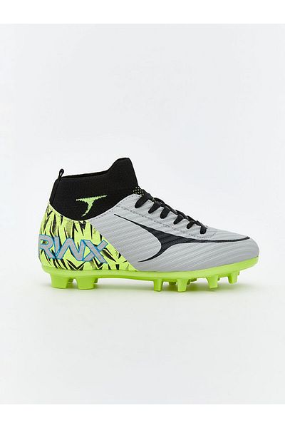 LC Waikiki White Printed Boy's Football Boots