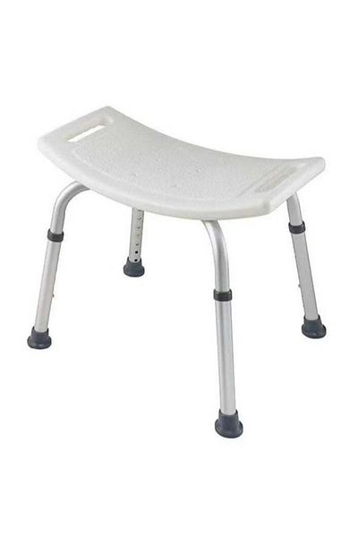 median Aluminum Shower Chair without Backrest