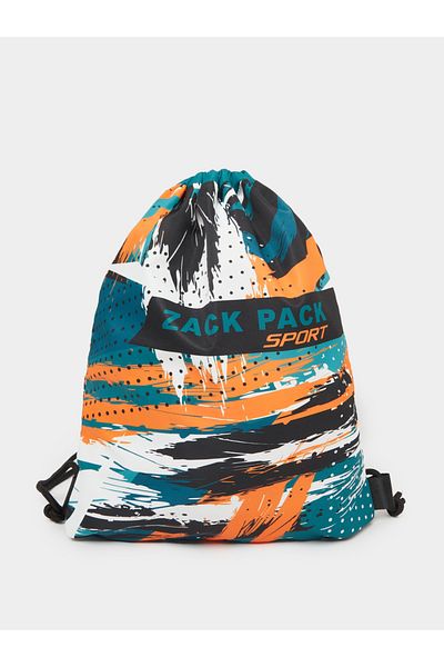 Styli Printed Backpack with Drawstring Closure