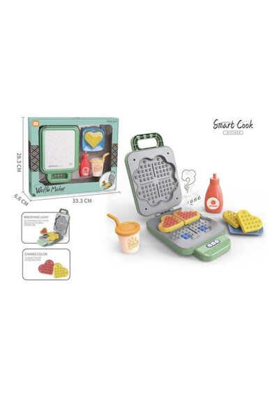 NEWBRENDHOME مجموعة ألعاب تعليمية تفاعلية لصنع الوافل للأطفال والفتيات والأولاد