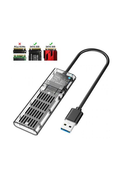 ETC M.2 Sata USB 3.0 Gen1 Ssd Harddisk Box M.2 Ngff- Jms578 Clamshell-(5775) - Myg2121-7610