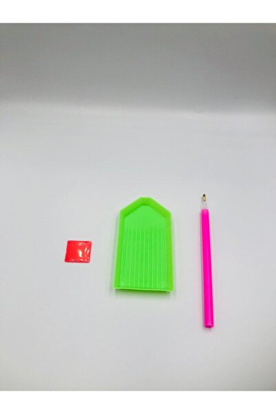 DUCK HOBY Elmas Boncuk Yapıştırma Kalemi, Kutusu, Mumu Boncuklu Taşlı Mozaik Elmas Goblen Puzzle