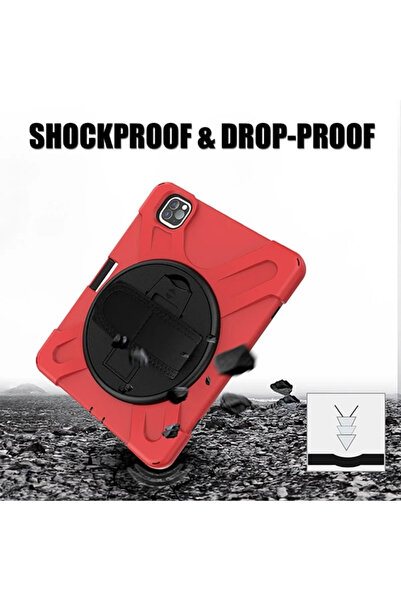 TEKNOCEPNET iPad Pro11 (2021-2020-2018) Shockproof 3 Layer Armor Case with Stand Ka - Bs5211-4207