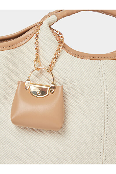 Styli Contrast Trim Handbag with Removable Strap