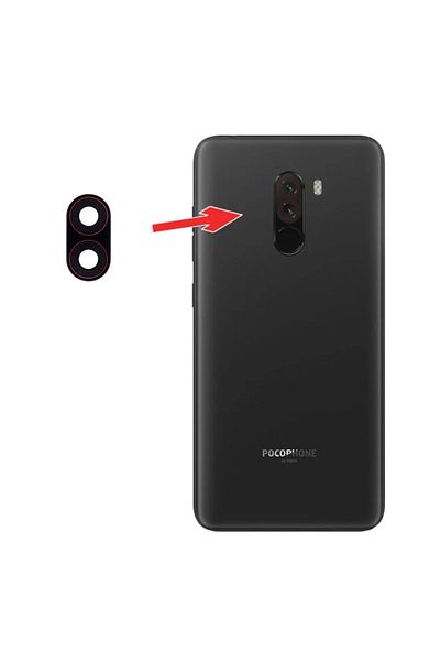 CepteToptan زجاج عدسة الكاميرا Xiaomi Pocophone F1-(1903) - MKI4072-5228