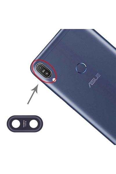 CepteToptan عدسة الكاميرا الخلفية Zenfone Max Pro M1 ZB601KL ZB602KL ZB555KL-(1903) - MKİ9316-2826