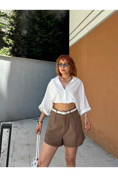 Bak'ap Premium Zippered Linen Shorts