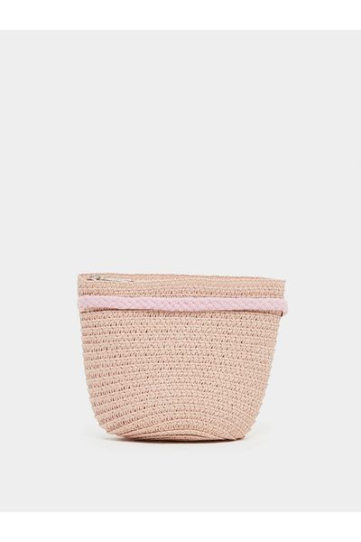 Styli Embellished Crossbody Bag with Zip Closure