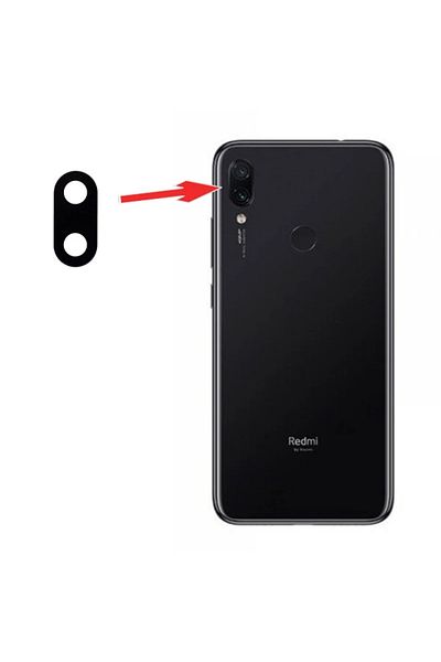 CepteToptan زجاج عدسة الكاميرا الخلفية لهاتف Xiaomi Redmi Note 7 - (1903) - MKİ9841-6701
