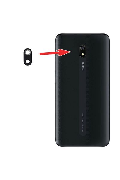 CepteToptan عدسة زجاجية للكاميرا الخلفية لهاتف Xiaomi Redmi 8A - (1903) - MKİ8857-5712