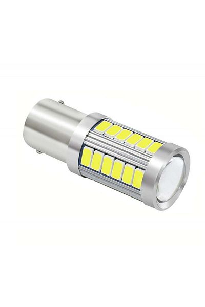 TECHSTAR Led Auto Light Bulb Techstar® BA15S, 1156, Cool White, 6000K, 12V, 660 lm