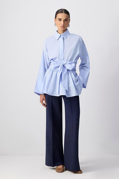 Touché Privé Belt Shirt Collar Tunic