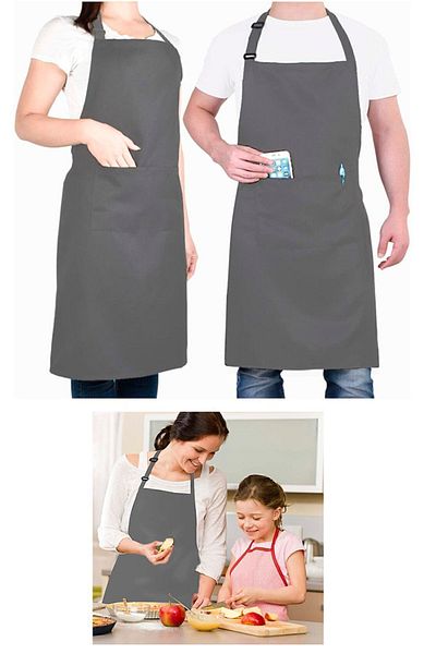 Bundeba Waterproof Dishwasher Apron Kitchen Restaurant Waiter Chef Hanging Stain Waterproof Nano Pocket Apron