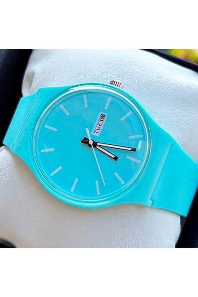 Weluxa Phosphorescent Scorpion Yelkovan Unisex Wristwatch with Silicone Band Calendar