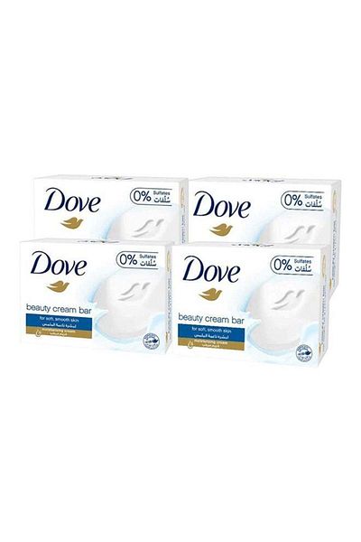 Dove Beauty Cream Bar Soap White 135g Pack of 4