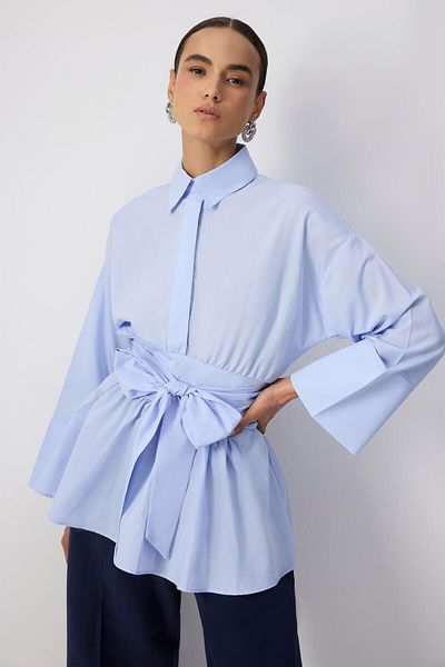 Touché Privé Belt Shirt Collar Tunic