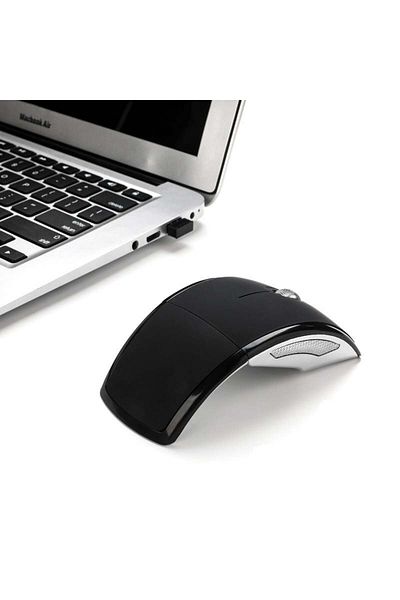 TECHSTAR M1 2.4G Foldable Wireless Mouse USB Receiver for Laptop PC