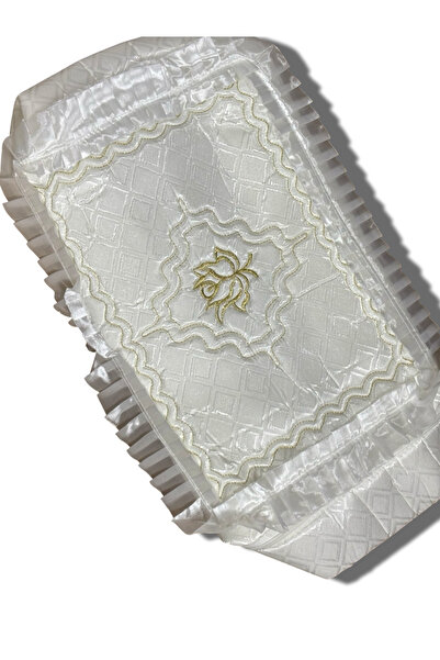 Muensu 1 Adet 40*40 Ortaboy Süngerli Nakışlı Hurç, Süslemelik, Çeyizlik Hurç,...