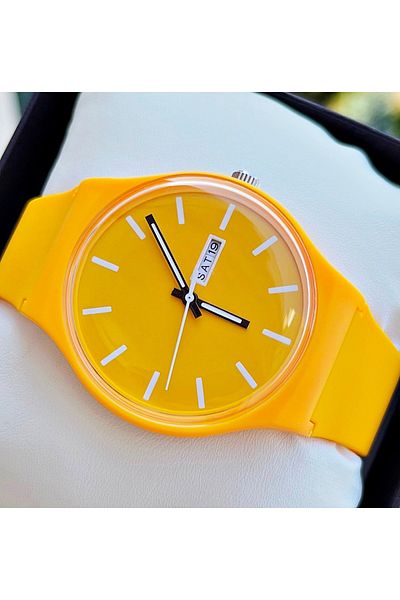 Weluxa Phosphorescent Scorpion Yelkovan Unisex Wristwatch with Silicone Band Calendar