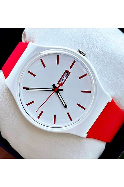 Weluxa Phosphorescent Scorpion Yelkovan Unisex Wristwatch with Silicone Band Calendar