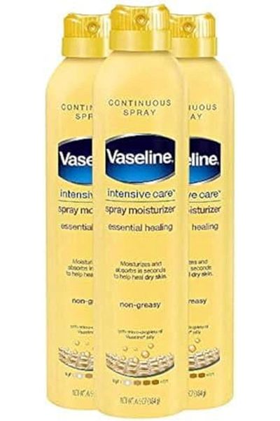 Vaseline Intensive Care Spray Moisturizer Essential Healing, 6.5 oz (Pack of 3)