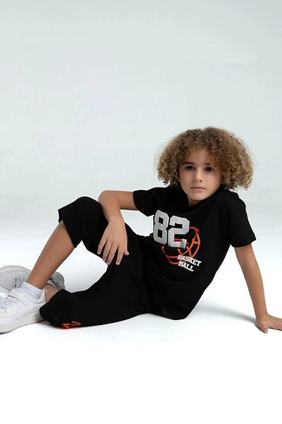 Rolypoly Boy's Capri Suit - Black