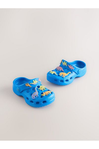 Next Baby Blue Dinosaur Character Slippers/Sandals
